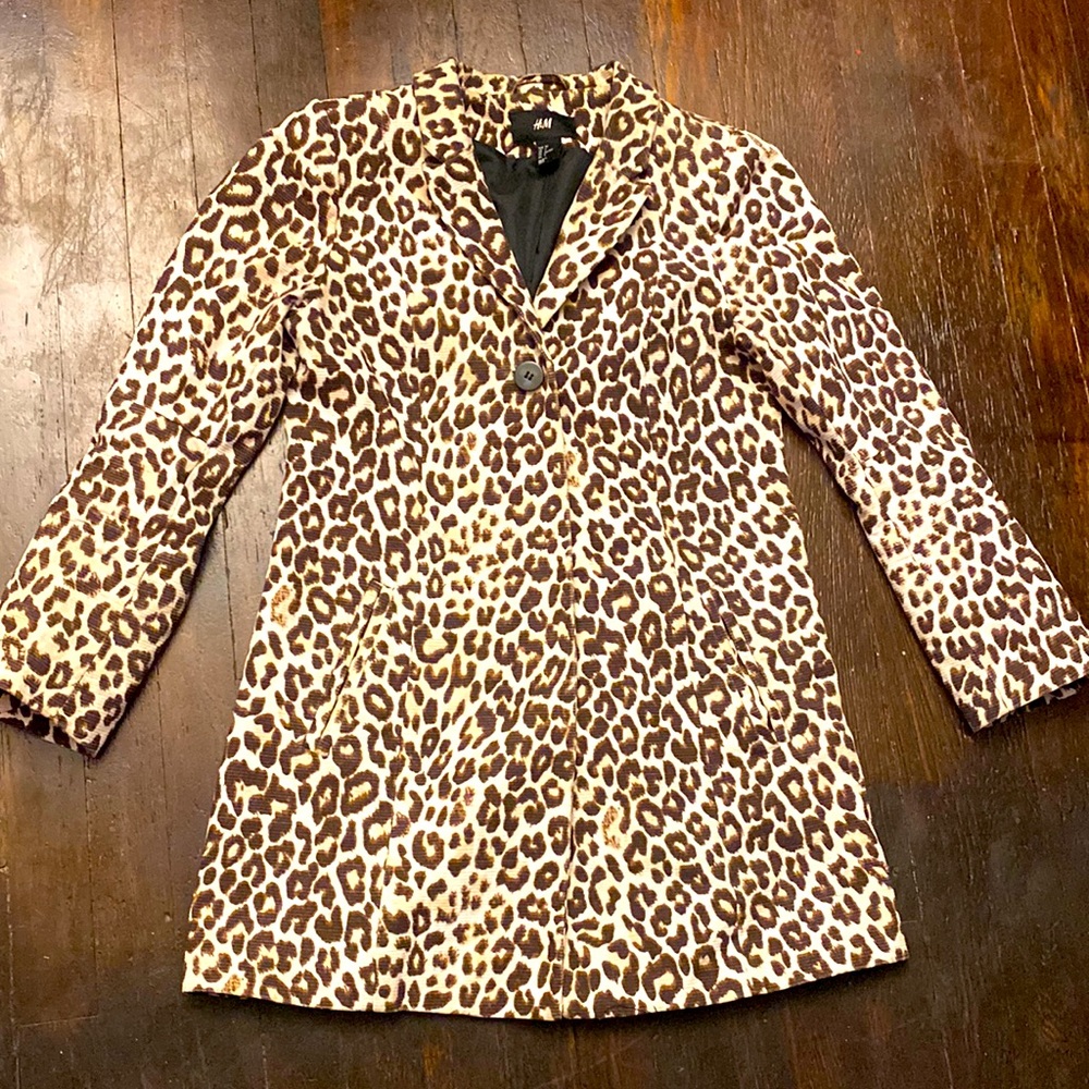 H&M Leopard Print Jacket